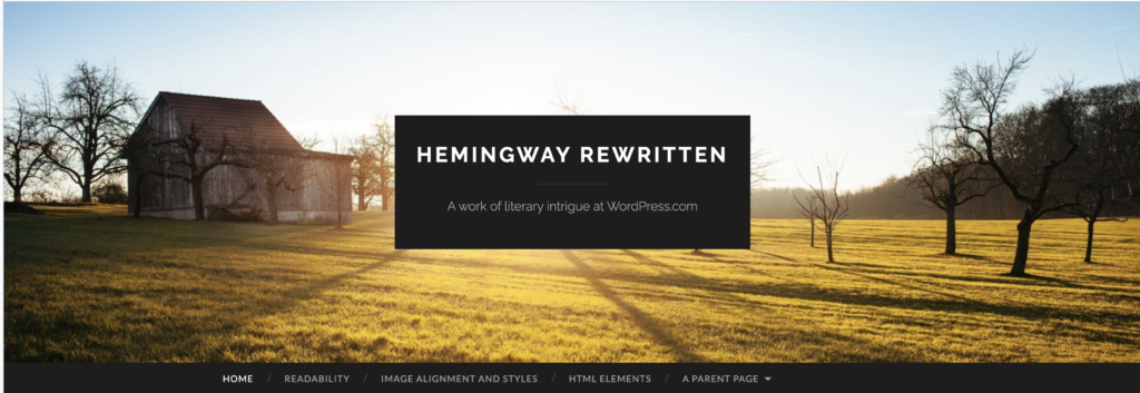 Hemingway Rewritten_WordPress Blog Themes
